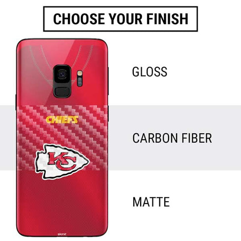 NFL Kansas City Chiefs Team Jersey Galaxy S9 Skin