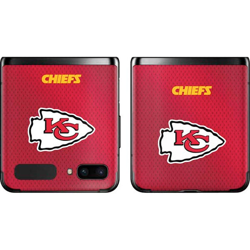 NFL Kansas City Chiefs Team Jersey Galaxy Z Flip Skin