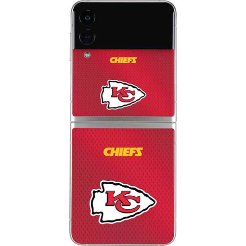 NFL Kansas City Chiefs Team Jersey Galaxy Z Flip4 5G Skin