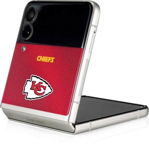 NFL Kansas City Chiefs Team Jersey Galaxy Z Flip4 5G Skin