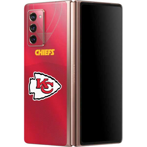 NFL Kansas City Chiefs Team Jersey Galaxy Z Fold2 5G Skin