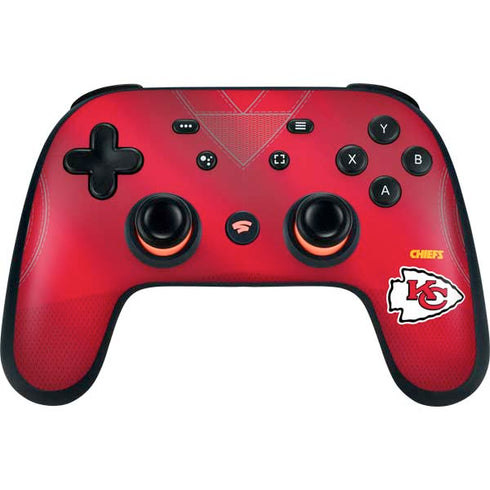 NFL Kansas City Chiefs Team Jersey Google Stadia Controller Skin