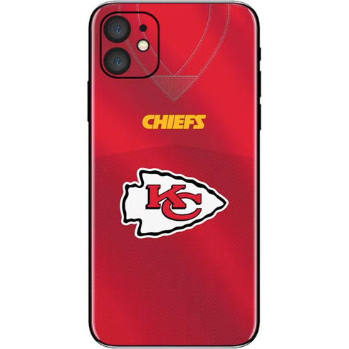 NFL Kansas City Chiefs Team Jersey iPhone 11 Skin