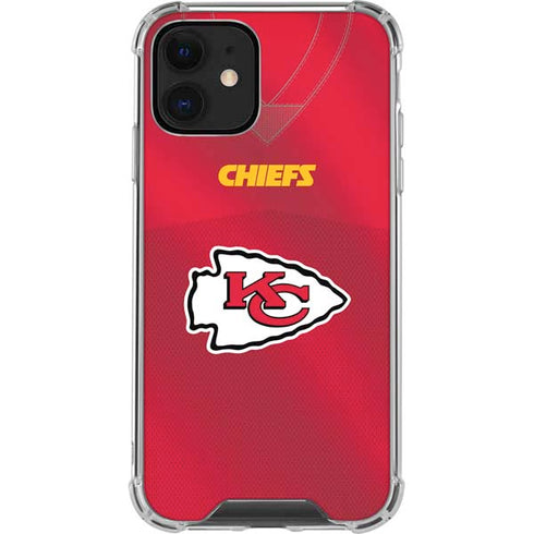 NFL Kansas City Chiefs Team Jersey iPhone 12 Clear Case