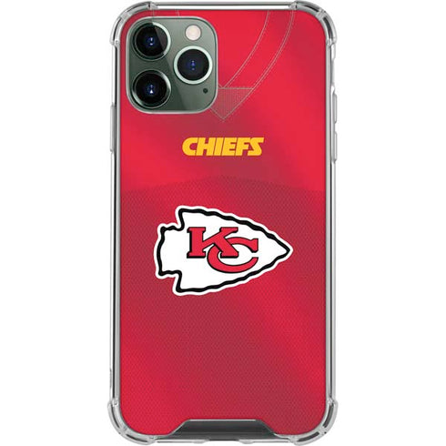NFL Kansas City Chiefs Team Jersey iPhone 12 Pro Max Clear Case