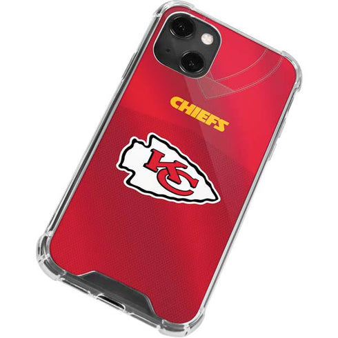 NFL Kansas City Chiefs Team Jersey iPhone 13 Mini Clear Case