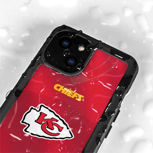 NFL Kansas City Chiefs Team Jersey iPhone 13 Mini Waterproof Case