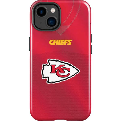 NFL Kansas City Chiefs Team Jersey iPhone 15 Plus Impact Case