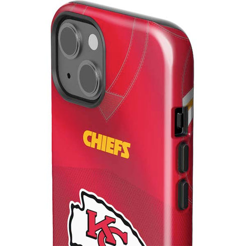NFL Kansas City Chiefs Team Jersey iPhone 15 Plus Impact Case