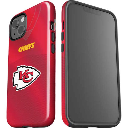 NFL Kansas City Chiefs Team Jersey iPhone 15 Plus Impact Case