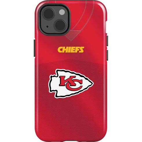NFL Kansas City Chiefs Team Jersey iPhone 15 Impact Case