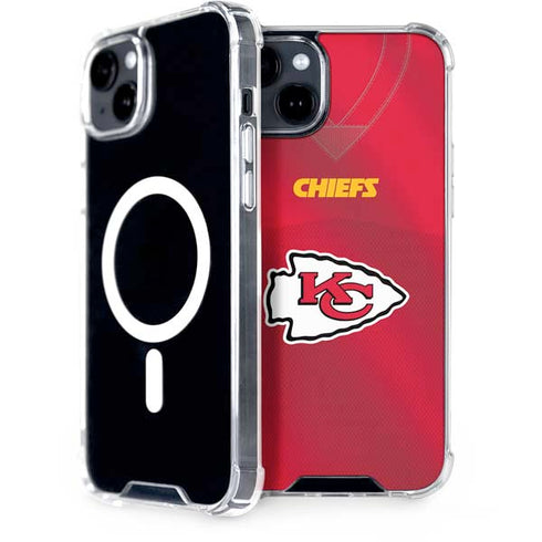 NFL Kansas City Chiefs Team Jersey iPhone 15 Plus MagSafe Case