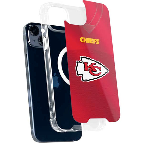 NFL Kansas City Chiefs Team Jersey iPhone 15 Plus MagSafe Case