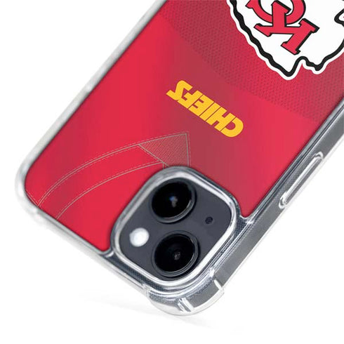 NFL Kansas City Chiefs Team Jersey iPhone 15 Plus MagSafe Case