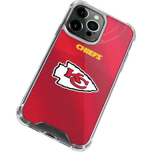 NFL Kansas City Chiefs Team Jersey iPhone 14 Pro Clear Case