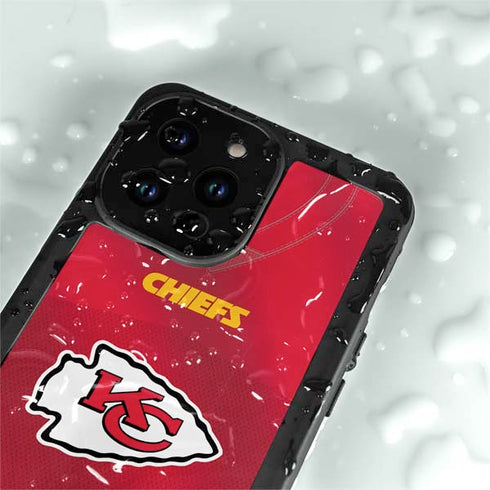 NFL Kansas City Chiefs Team Jersey iPhone 14 Pro Max Waterproof Case