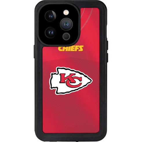 NFL Kansas City Chiefs Team Jersey iPhone 14 Pro Waterproof Case