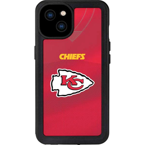 NFL Kansas City Chiefs Team Jersey iPhone 15 Plus Waterproof Case