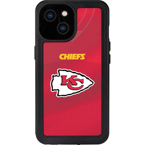 NFL Kansas City Chiefs Team Jersey iPhone 15 Waterproof Case