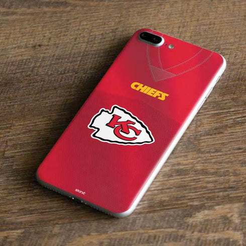NFL Kansas City Chiefs Team Jersey iPhone 8 Plus Skin