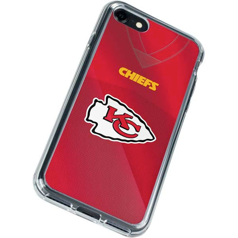 NFL Kansas City Chiefs Team Jersey iPhone SE (2nd & 3rd Gen) Clear Case