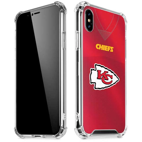 NFL Kansas City Chiefs Team Jersey iPhone X/XS Clear Case