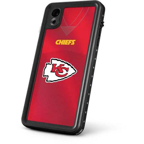 NFL Kansas City Chiefs Team Jersey iPhone XR Waterproof Case