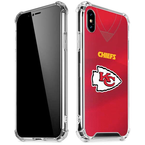 NFL Kansas City Chiefs Team Jersey iPhone XS Max Clear Case
