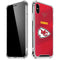 NFL Kansas City Chiefs Team Jersey iPhone XS Max Clear Case