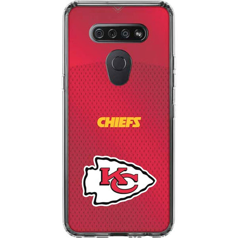 NFL Kansas City Chiefs Team Jersey LG K51/Q51 Clear Case