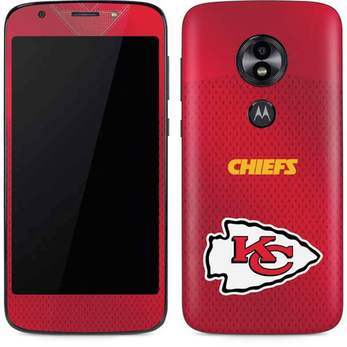 NFL Kansas City Chiefs Team Jersey Moto E5 Play Skin