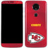 NFL Kansas City Chiefs Team Jersey Moto E5 Plus Skin