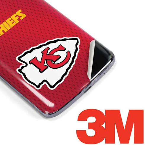 NFL Kansas City Chiefs Team Jersey Moto E5 Plus Skin