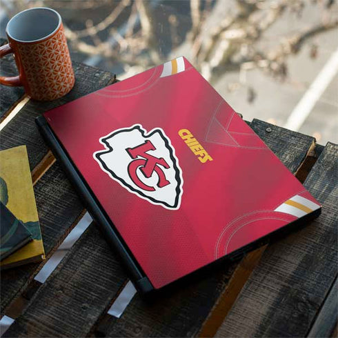 NFL Kansas City Chiefs Team Jersey MSI GS65 Stealth Laptop Skin