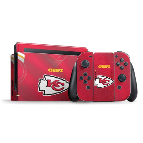 NFL Kansas City Chiefs Team Jersey Nintendo Switch Bundle Skin