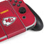 NFL Kansas City Chiefs Team Jersey Nintendo Switch OLED (2021) Skin