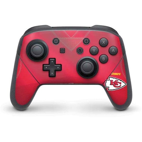 NFL Kansas City Chiefs Team Jersey Nintendo Switch Pro Controller Skin