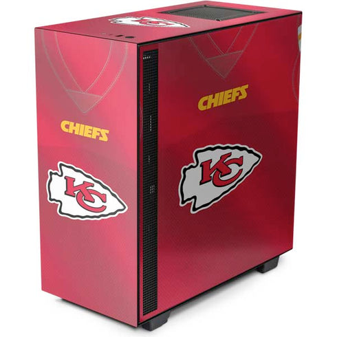 NFL Kansas City Chiefs Team Jersey NZXT H510 Compact ATX Mid-Tower Case Skin