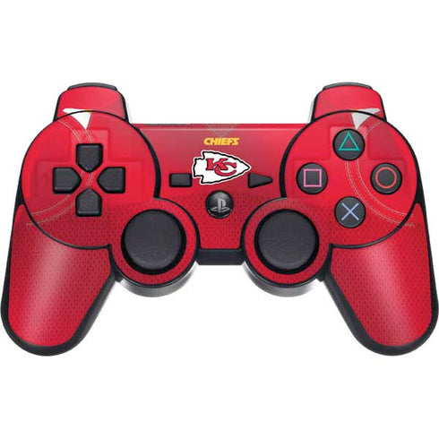 NFL Kansas City Chiefs Team Jersey PS3 Dual Shock wireless controller Skin