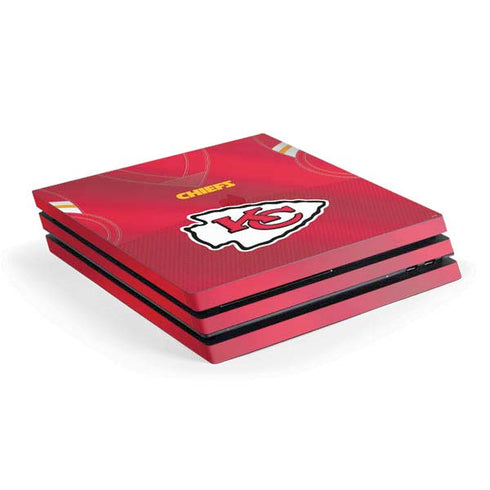 NFL Kansas City Chiefs Team Jersey PS4 Pro Console Skin