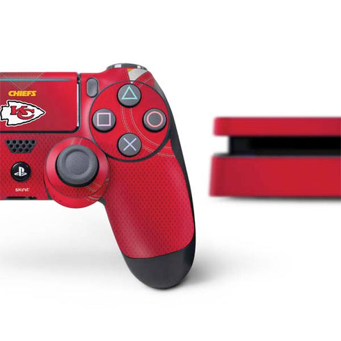 NFL Kansas City Chiefs Team Jersey PS4 Slim Bundle Skin