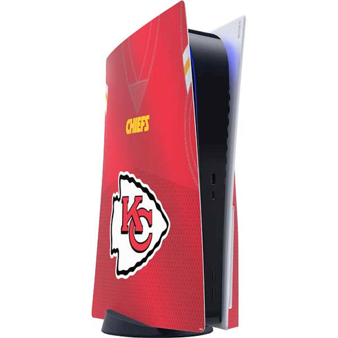 NFL Kansas City Chiefs Team Jersey PS5 Console Skin