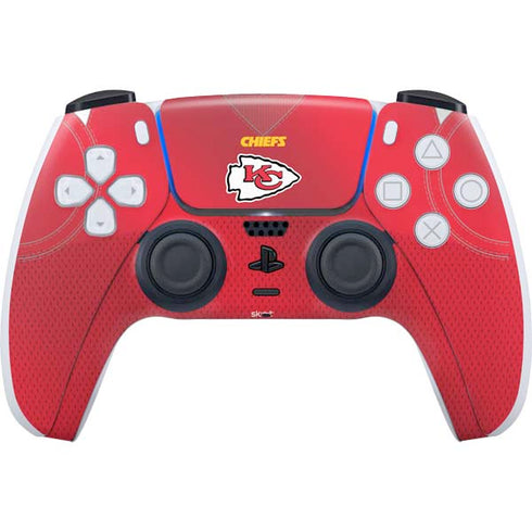 NFL Kansas City Chiefs Team Jersey PS5 Controller Skin