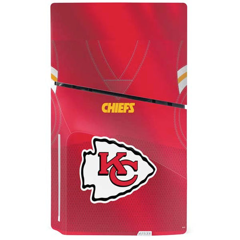 NFL Kansas City Chiefs Team Jersey PS5 Slim Disk Bundle Skin