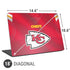 NFL Kansas City Chiefs Team Jersey Universal Laptop 18in (14.6 x 10.6in) Skin