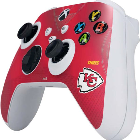 NFL Kansas City Chiefs Team Jersey Xbox Series S Controller Skin