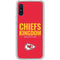 NFL Kansas City Chiefs Team Motto Galaxy A10e Clear Case