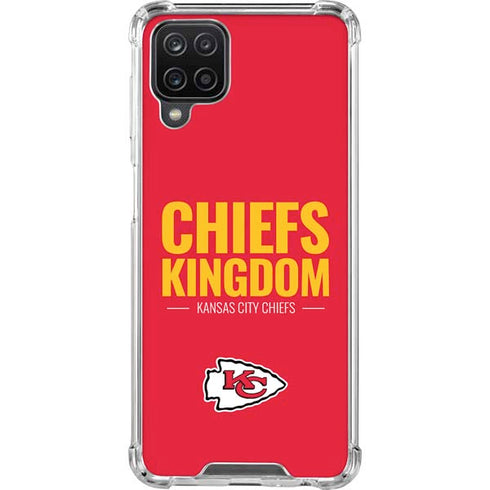 NFL Kansas City Chiefs Team Motto Galaxy A12 Clear Case