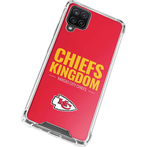 NFL Kansas City Chiefs Team Motto Galaxy A12 Clear Case