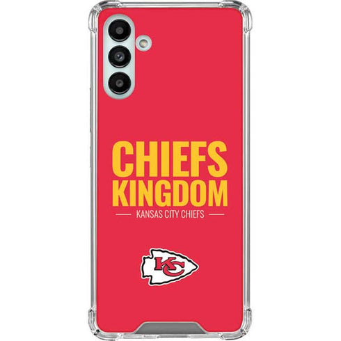 NFL Kansas City Chiefs Team Motto Galaxy A13 5G Clear Case